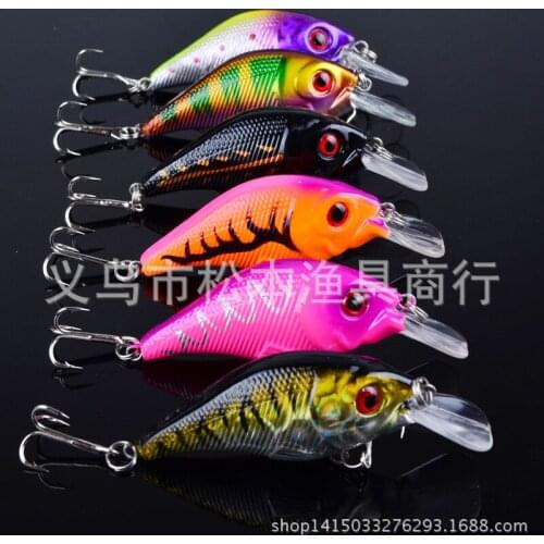 120pcs/lot 3" 7.5cm Classic Road sub bait lures hard bait lures 0.35OZ 10.2g bait lures rock Swimbait Tackle dw-1221