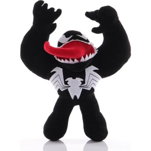 23cm Marvel The Avengers Super Hero Venom Plush Toys Soft Stuffed Doll