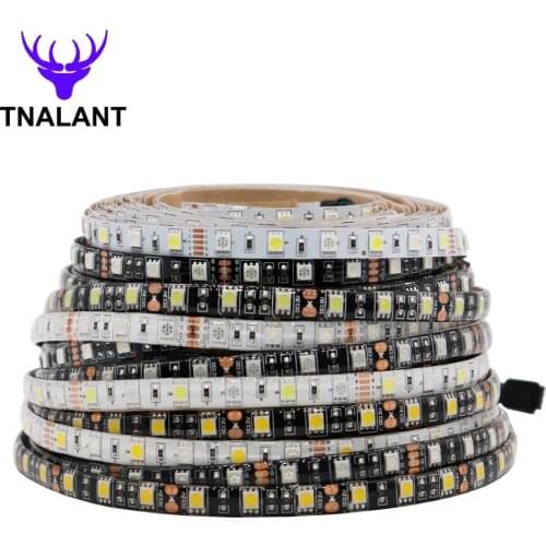DC12V Led Strip 5050SMD 60LEDs/m Flexible LED Light 60Leds/m 5m/Lot White/Warm Withe/Green/Blue/RGB/RGBW/RGBWW