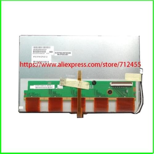 7inch LCD display with touch panel digitizer C070VW02 V0 screen panel for Roewe 550 Peugeot 508 car GPS LCD monitor