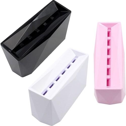 Acrylic 6-Hole Tweezer Storage Rack Grafting Eyelash Display for Eyelash