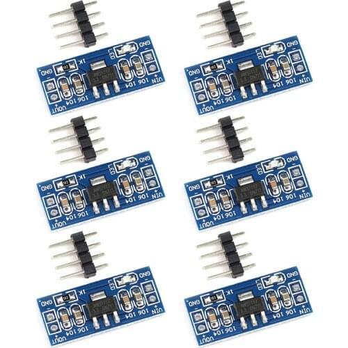AMS1117 3.3V 5V DC-DC Step-Down power supply module AMS1117-5.0V Power Buck module AMS1117-3.3V LDO 800MA