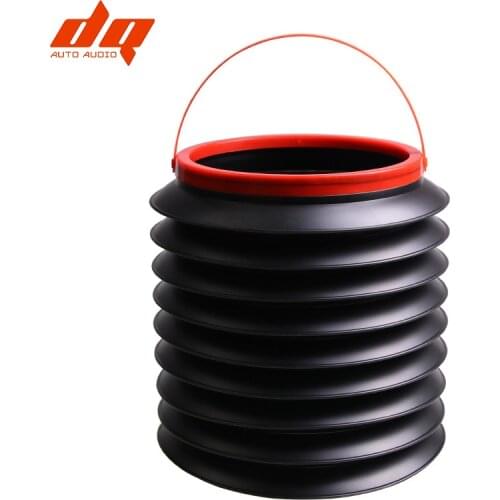 Car Trash Can Folding Waterproof Automotive Garbage Cup Holder Bin Umbrella Holder Storage Fishing Bucket Foldable Retractable
