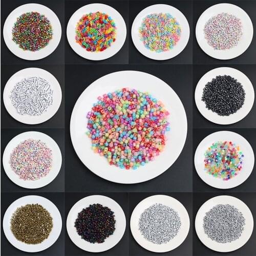 Handmade New Letter Acrylic Beads Round Flat Alphabet Digital Cube Loose Spacer Beads For Jewelry Making DIY Bracelet Necklace