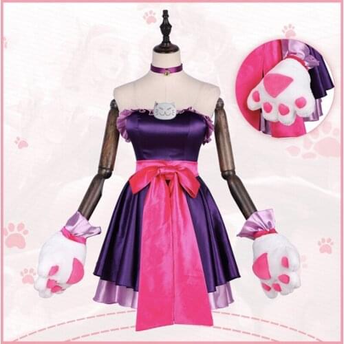 Game Arena Of Valor 5v5 Arena Game Cosplay Costumes Da Qiao Cat Cosplay Dress Costume Halloween Party Women Cosplay Customized