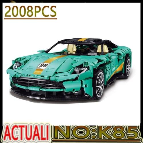 Hot K85 Martining DB11 Super Sports Racing Car Model Building Blocks Bricks Kids Assemble Kids Toys Boy Christmas Birthday Gift