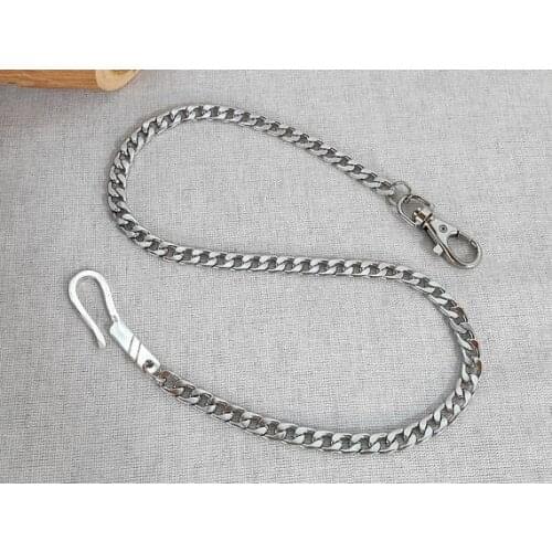 Handmade Hook Mens Wallet Chain Stainless Steel Chain Jeans Chain