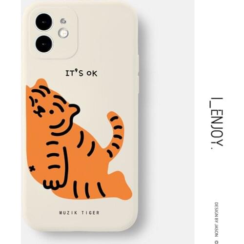 Official Original Soft Silicone Case for Apple iPhone 11 12 13 Pro MAX SE 2020 XR XS X 6 6s 7 8 Plus Shockproof Cute Phone Cover