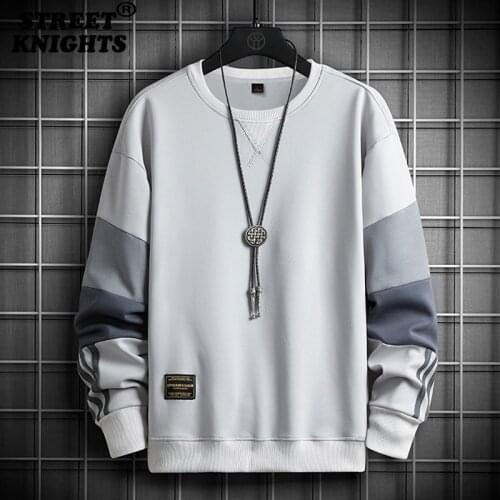 2021 New Spring Autumn Solid Color Casual Mens Hoodies Sweatshirts Mens Fashion Harajuku Streetwear Hoodies Sweatshirt Tops