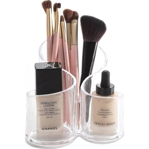 Cosmetic Storage Lipstick Display Boxes Clear Cosmetic Makeup Brush Accessories Organizer Desktop Neatly Simple Style Boxs