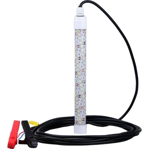 Submersible Fishing Light 12V Shrimp Bass Fish Finder Lamp Fishing Tackles