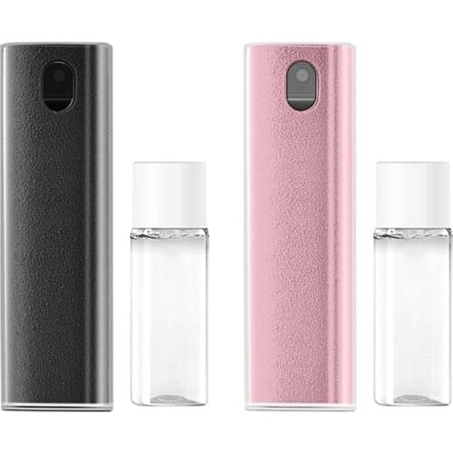 1Set Portable Phone PC Screen Cleaner Microfiber Cloth Cleaning Device for TV