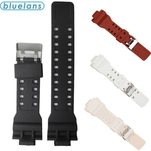 Watch Belt Good Fitting Adjustable Light Weight Soft Watch Bracelet Leather Watch Band for Casio GA-110GD120GA-100GA-100C