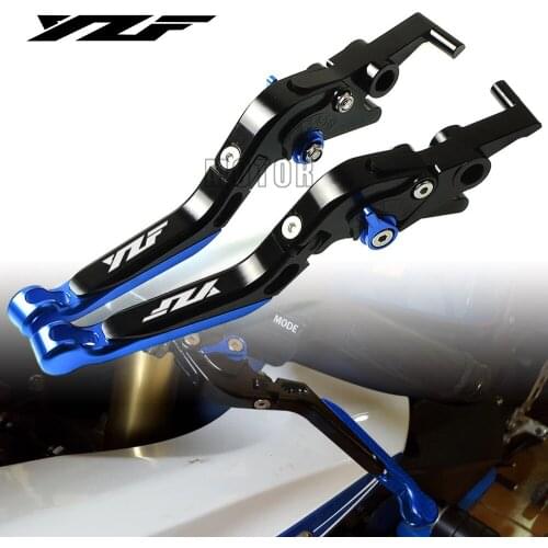 For Yamaha YZF R1/R6/600R/R1M/R25/R3/R15/YZF600R Thundercat Motorcycle CNC Brake Clutch Levers Adjustable Folding Extendable