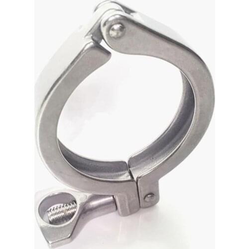 Mid-Duty 1.5" Tri Clamp SUS 304 Stainless Steel Sanitary Fitting Home Brewing Beer 50.5mm Ferrule O/D