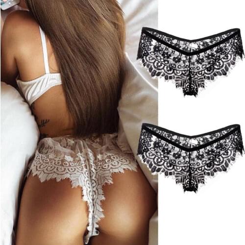 Sexy Womens Underwear Thongs Briefs Swimming G-String Swimsuit Lace Panties