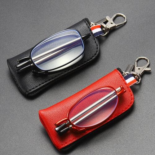 Folding Foldable Reading Eyeglasses For Men Women Fashion Metal Glasses with Original Box Anti-Blu-ray Reading Glasses