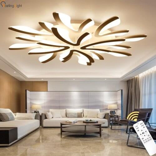 Modern ceiling led chandeliers home lighting living room bedroom kids room led chandelier with remote control indoor lighting