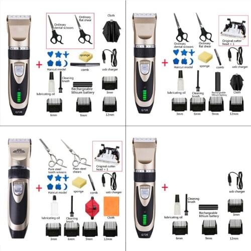 Hair Trimmer Rechargeable Hair Clippers for Men Professional Hair Cutting Kit