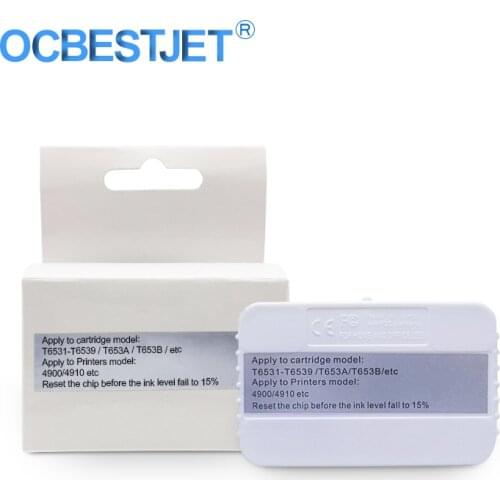 T6531-T653B / T6551-T655B Ink Cartridge Chip Resetter For Epson Stylus Pro 4900 4910 SureColor P5000 P5080 Cartridge Resetter