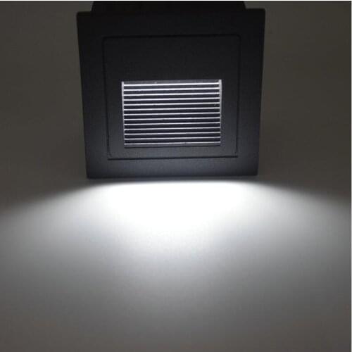 Indoor&Outdoor Waterproof 3W CREE LED lamp Stair Steps Floor Corner Wall Lighting AC85-265V Background Light Step Aisle bulb