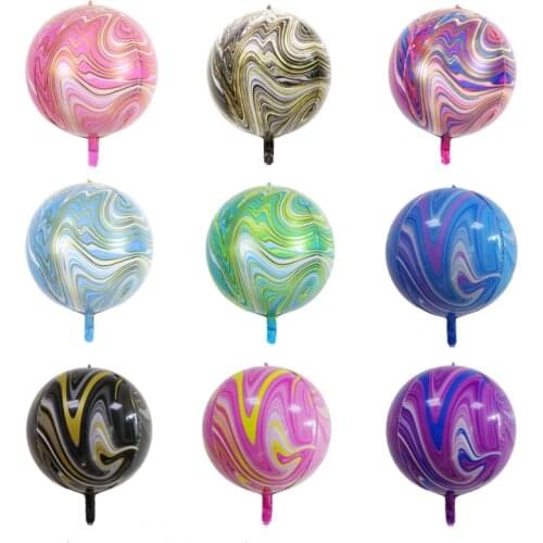 New 22-inch 4D three-dimensional color balloons geography, earth and space childrens learning party aluminum foil balloons