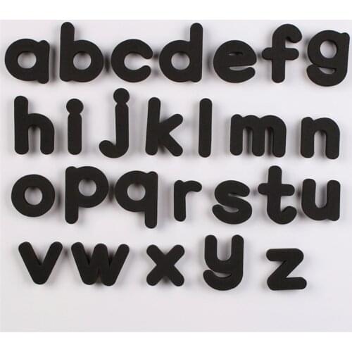 Yooap 3.7CM 26pcs/set Magnets Fridge Alphabet, Lowercase Teaching Alphabet Magnetic Letter, Home Refrigerator Magnets Decoration