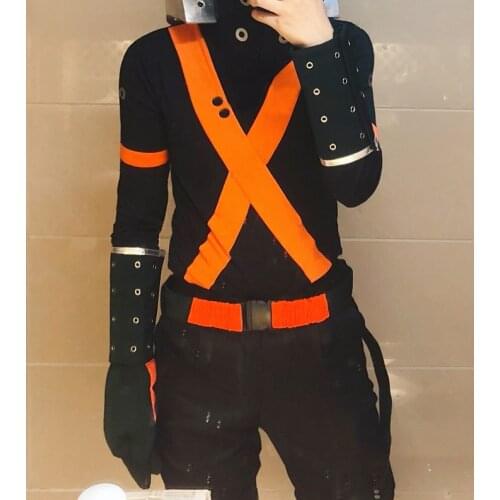 Customize My Hero Academia Katsuki Bakugo Winter Hero Costume Cosplay Buy Outfit