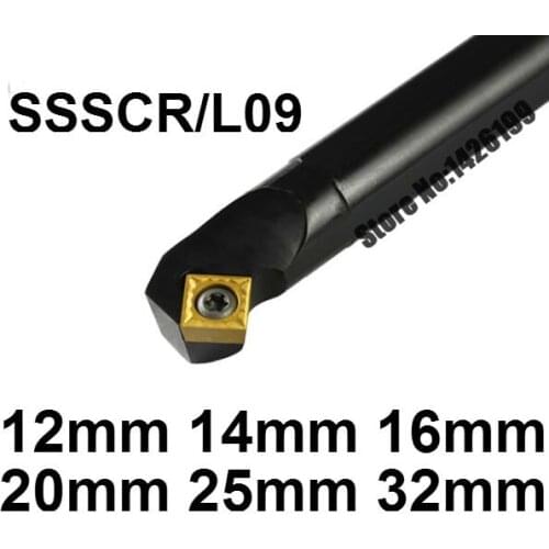 1PCS S12M-SSSCR09 S14N-SSSCR09 S16Q-SSSCR09 S20R-SSSCR09 S25S-SSSCR09 S32T-SSSCR09 SSSCL09 12mm-32mm CNC lathe tools