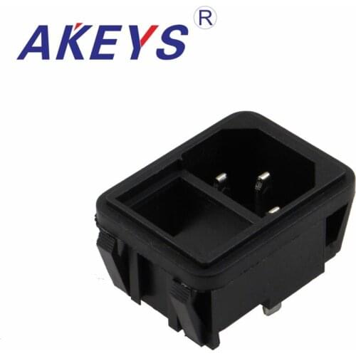 10 PCS AC-02A AC-214 SS-120D 10A250V Female socket AC power socket Without ears