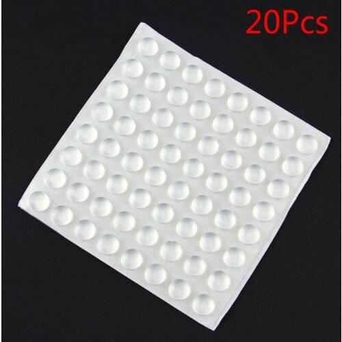 20PCS Self Silicone Rubber Damper Buffer Cabinet Bumpers Furniture Pads Cushion Protective Hardware Silicone grain silencer