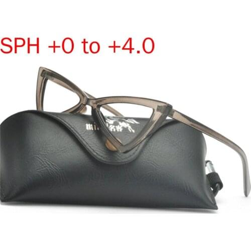 2020 New Design Fashion Cat Outdoor Anti-blue Reading Glasses Women Clear Presbyopia Hyperopia Glasses NX