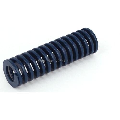 18mm OD 60mm Long Coil Light Load Stamping Compression Mold Die Spring Blue