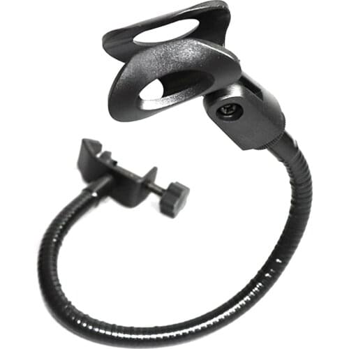 Hot Flexible Gooseneck Microphone Stand with Desk Clamp for Radio Broadcasting Studio, Live Broadcast Equipment, Stations