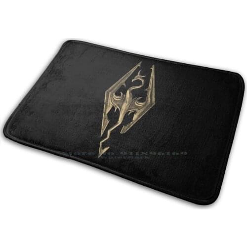 Skyrim Seal Of Akatosh Mat Rug Carpet Anti-Slip Bedroom Entrance Door Mat Elder Scrolls Elder Scrolls 5 Skyrim Dragon