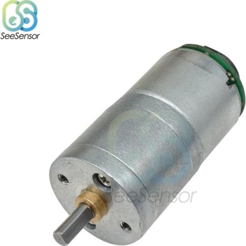 25GA-310 DC 12V 30 60 100 RPM Gear Motor High Torque DC Motor Electric Gear Motor with Encoder