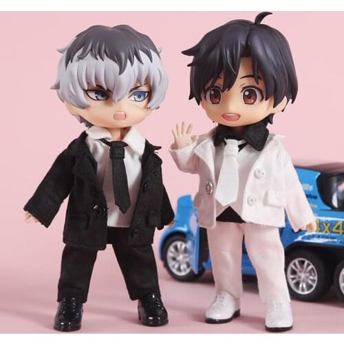 Ob11 baby clothes casual shirt tie pants suit jacket suit for obitsu11,piccod,GSC,molly,1/12bjd doll clothes doll accessories