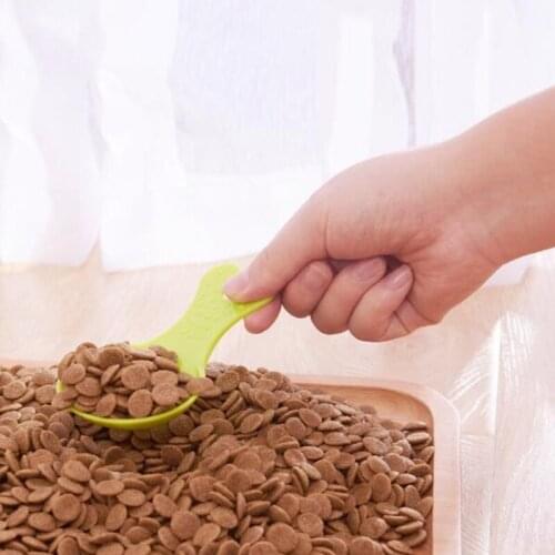 Pet Feeding Shovel Spoon Dispenser Dogs Cats Puppy Litter Feeder Scoop Supplies