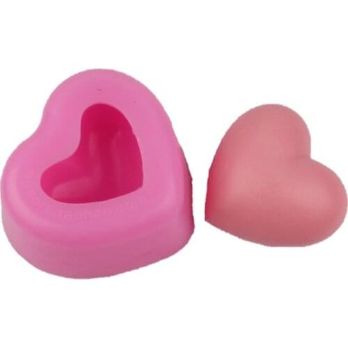 Valentines Gift Heart-shaped Silicone Soap Mold Wax Mould Wedding Decoration Candle Molds