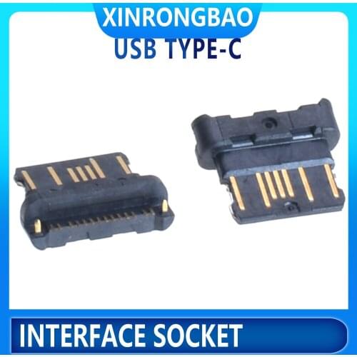 Type-C Female Plug parts 14Pin Connector Power Charger Jack Port The Without enclosure Good quality U501-H Electronic components