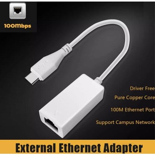 USB Ethernet adapter Realtek RTL8152 USB-C ethernet cable USB 2.0 to RJ45 network card adaopter for mac Os.Win10/8/7