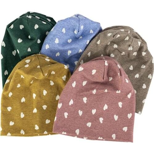 Women Elegant Love Pattern Skullies Beanie Lady Hip Hop Knitted Baggy Slouchy Caps Female New Fashion Soft Warm Cotton Hats