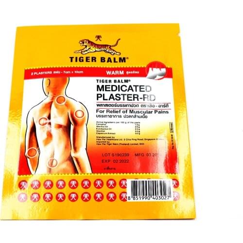 10pcs/lot New 2019 Tiger Balm Pain Relieving Patch medical Plaster, Warm Medicated Pain Relief, Plaster-RD Relief Muscular Aches
