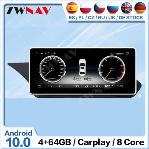 128G Carplay Android Radio Receiver For Mecerdes Benz C GLC CLS 2014 2015 2016 2017 Auto Audio Stereo Video Player GPS Head Unit