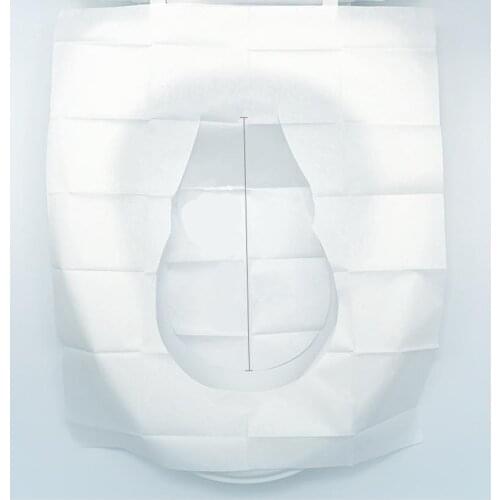 5Packs 50Pcs/lot Disposable Toilet Seat Cover 100% Waterproof Safety Travel/camping Bathroom Accessiories Mat Portable