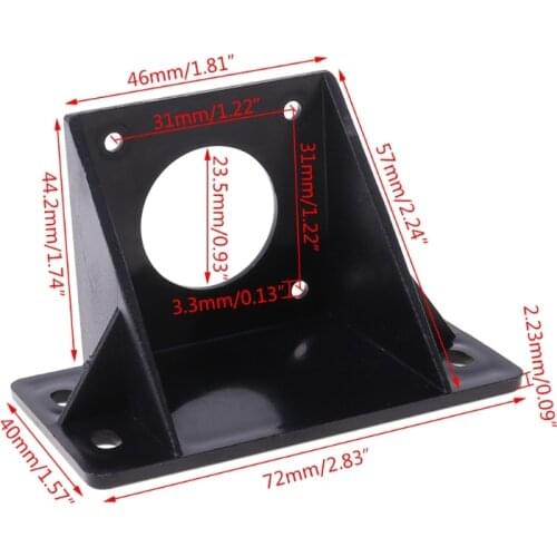 NEMA 17 Steppr Motor Accessories Plastic Bracket Support Mounting L Type Bracket Mount 42 Stepping Stepper Motor Nema17 Motor