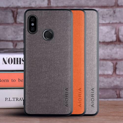 Case for Xiaomi Redmi note 7 6 5 pro note 4 4x redmi 7 7a 6 6a 5 plus 4x s2 go 5a prime coque Luxury textile Leather cover case