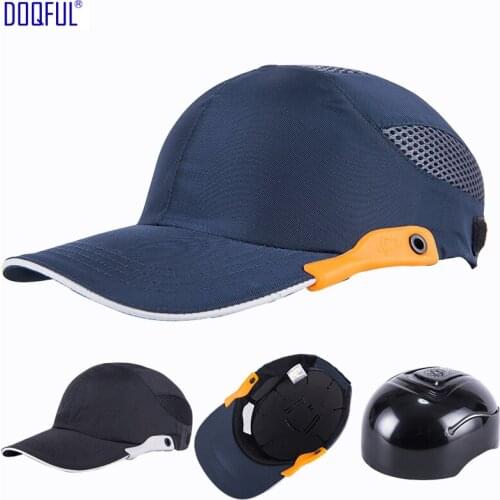 Breathable Work Safety Helmet Bump Cap Head Protection Hat Security Anti Impact Lightweight Baseball Driver Sunscreen Protective