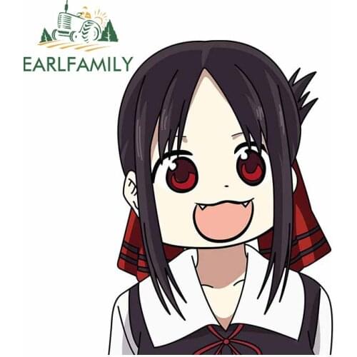 EARLFAMILY 13cm x 9.5cm For Kaguya Personality Car Sticker DIY Car Accessories Decal Motorcycle Waterproof Occlusion Scratch