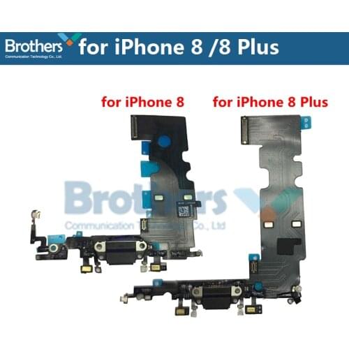 For iPhone 8 8 Plus USB Charging Flex Cable For iPhone 8 Plus Charging Dock Connector Charger Board Flex Cable Phone Replacement